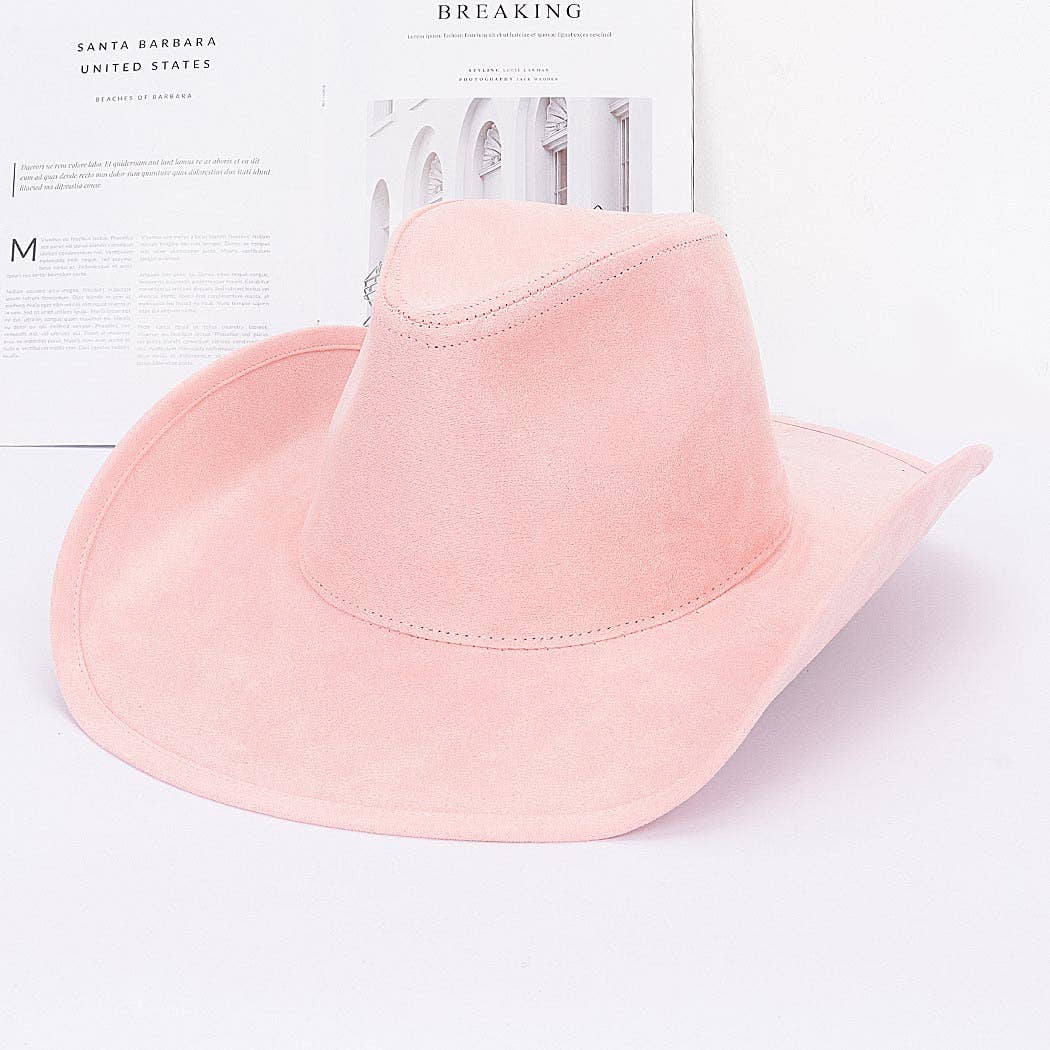 Faux Wool Cowboy Hat