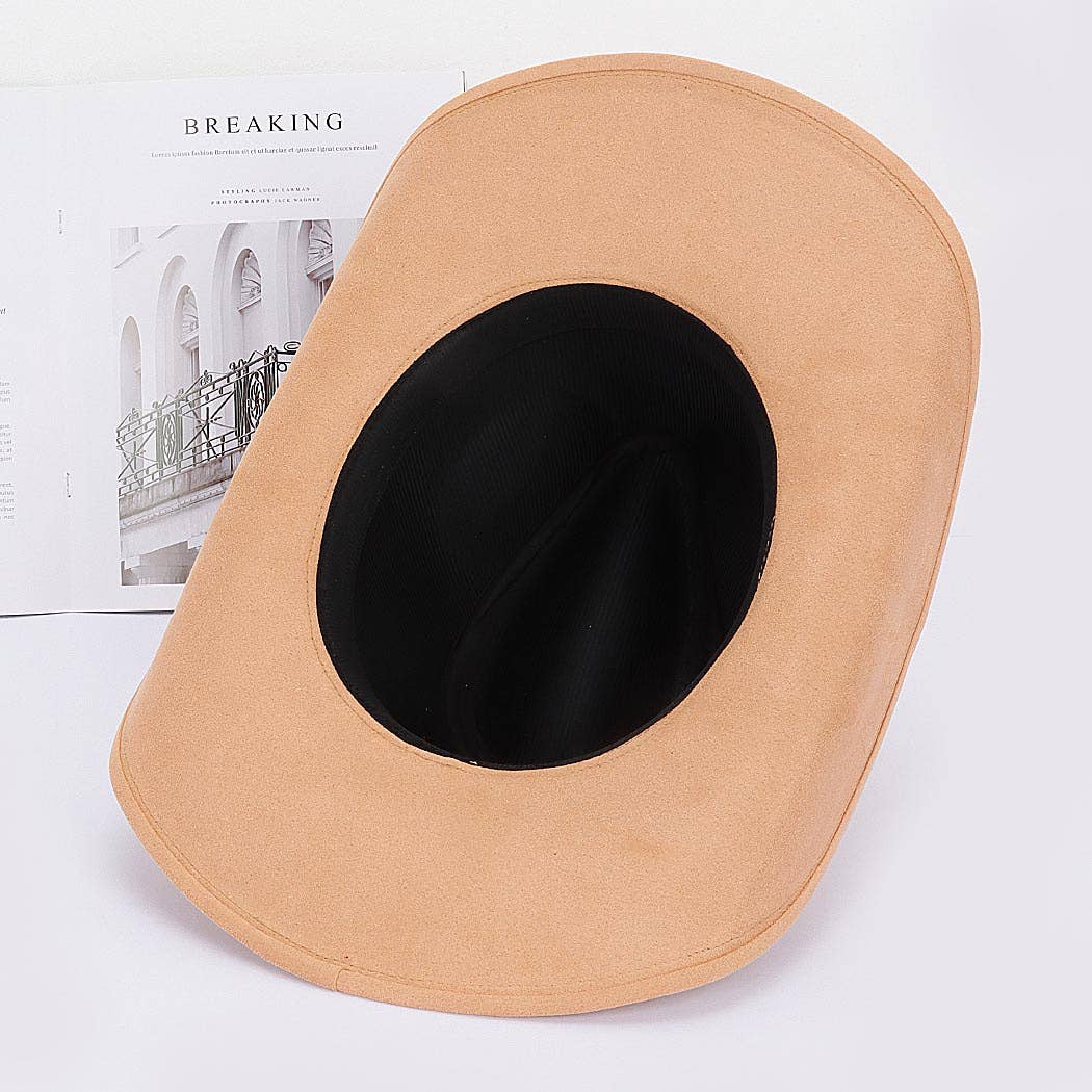 Faux Wool Cowboy Hat