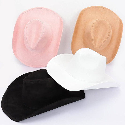 Faux Wool Cowboy Hat